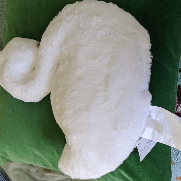 Target Bullseye Plush Swan Decorative Pillow Gold Beak Spring Easter 2025 ~ NEW - Picture 2 of 3
